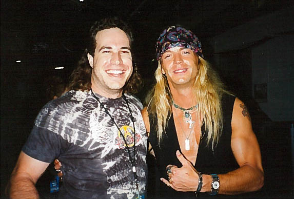 Dave with Bret Michaels, you can sense the bromance!